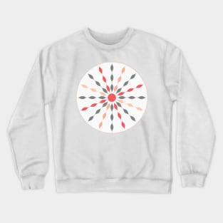 Minimalist Sun Mandala Crewneck Sweatshirt